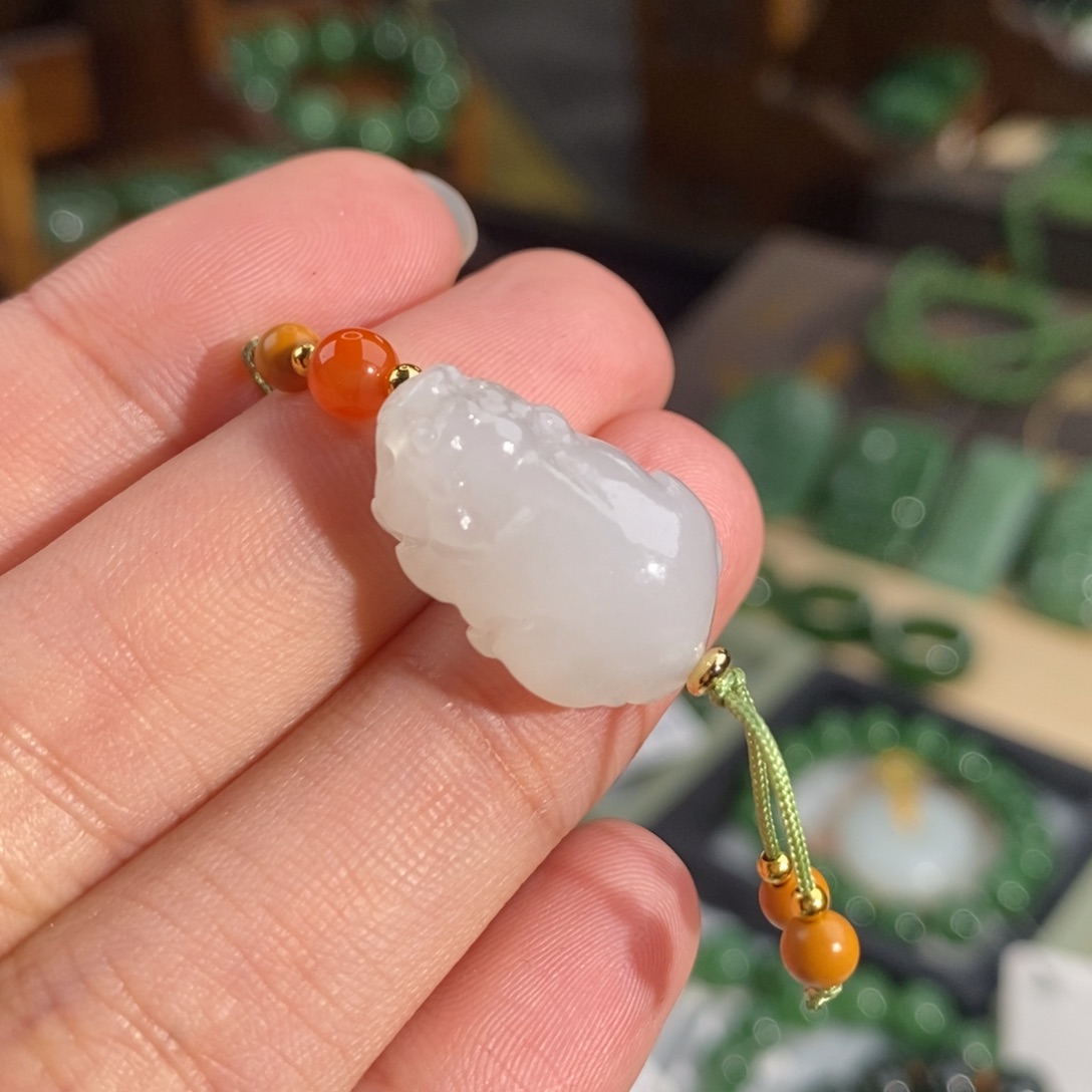 和田玉（白玉）颈饰未镶嵌