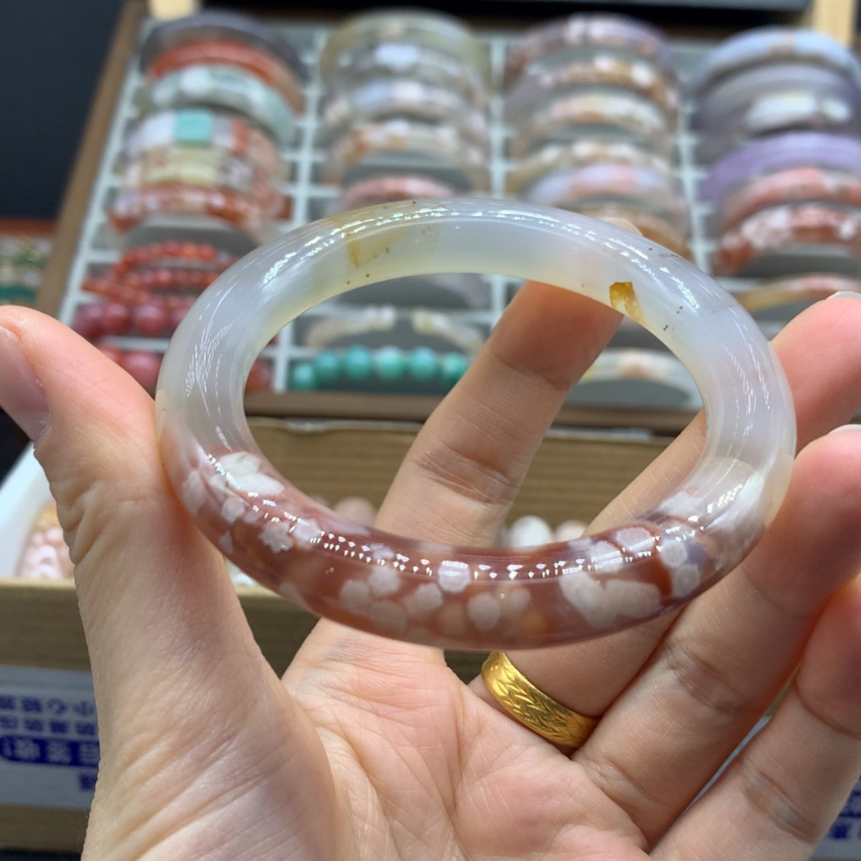 【闪购商品】玛瑙/玉髓手链未镶嵌范*