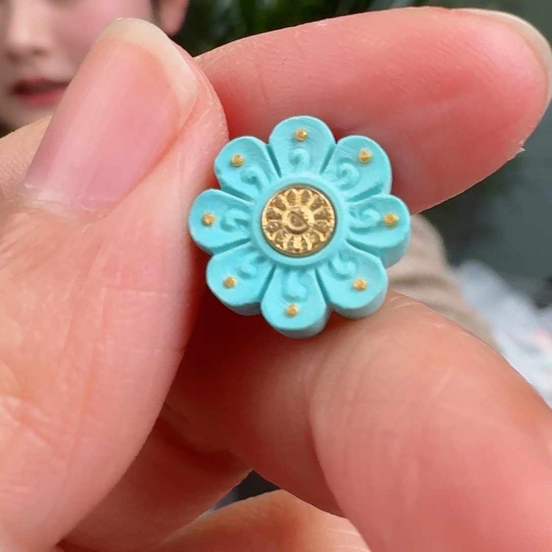 绿松石珠宝奇石未镶嵌