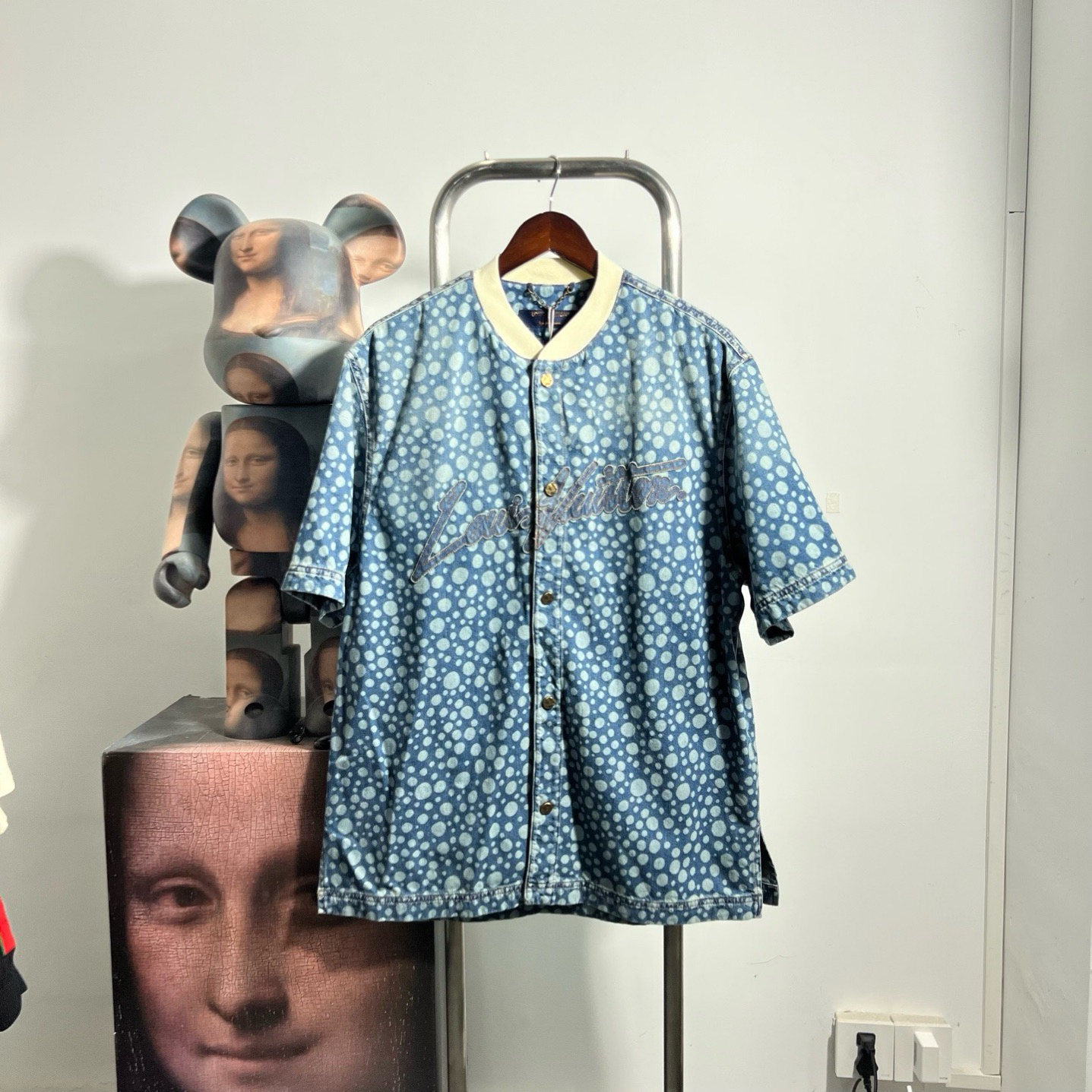 未使用 LouisVuitton/路易威登 草间弥生波点棒球衫 S0206尺码L