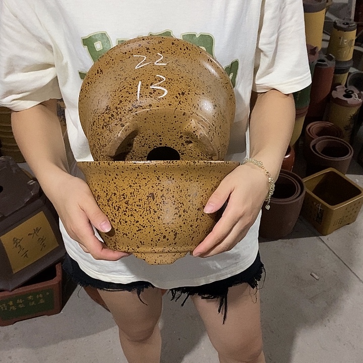 紫砂花盆紫砂花盆