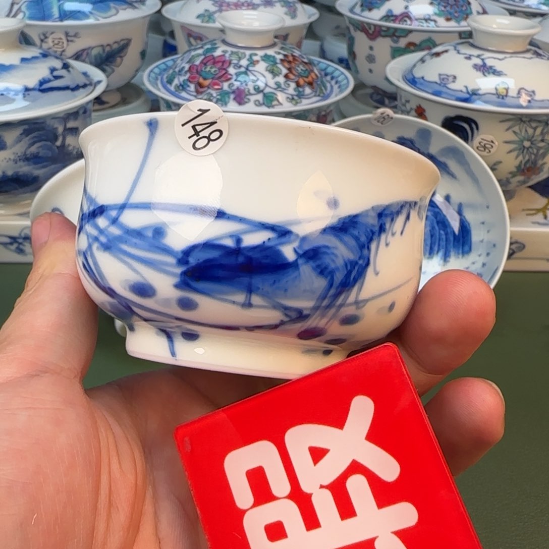 彦祖纯手工手绘茶具148