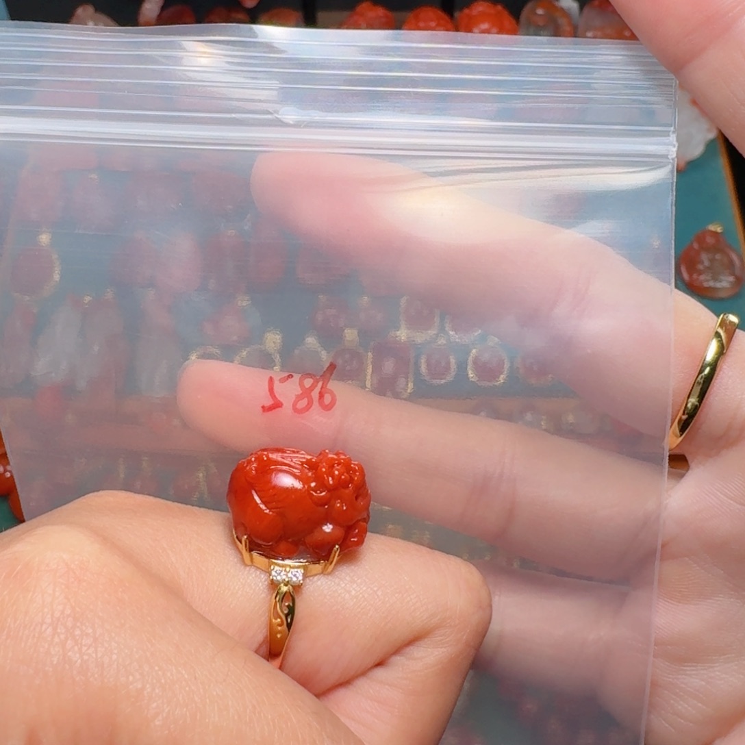 南红玛瑙南红银S925镶嵌