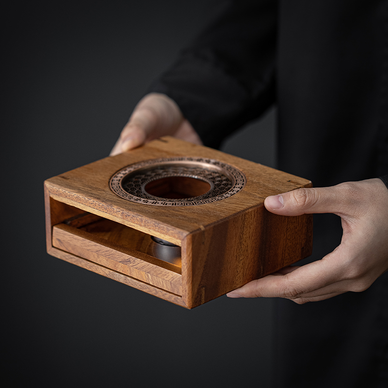 【岚酌专属】胡桃木抽屉温茶器