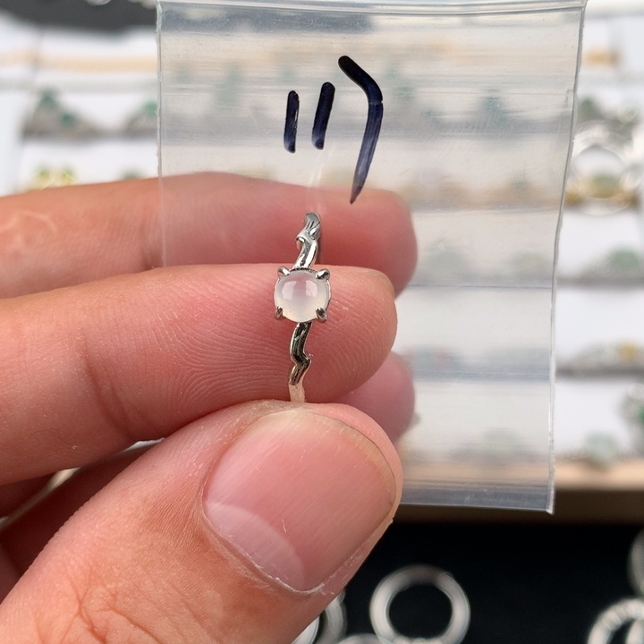 未镶嵌戒指翡翠117