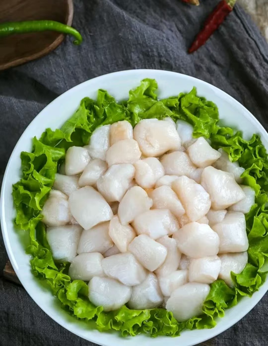 大连原浆扇贝丁手工现扒极速锁鲜顺丰发货（冻发）