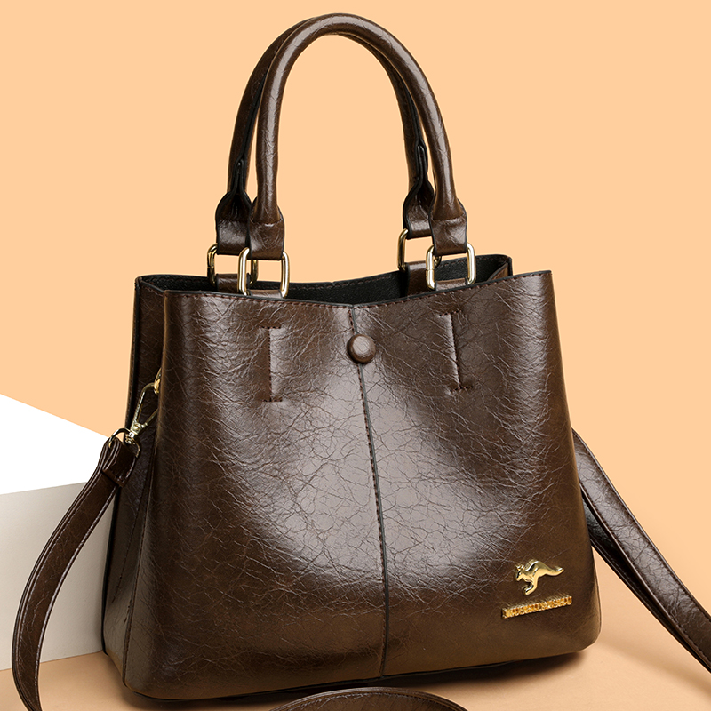 正 8896 棕色  高品质女包 （长26宽12高21）