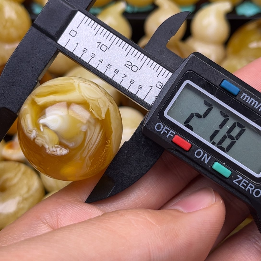 蜜蜡裸石未镶嵌平**2蜜蜡