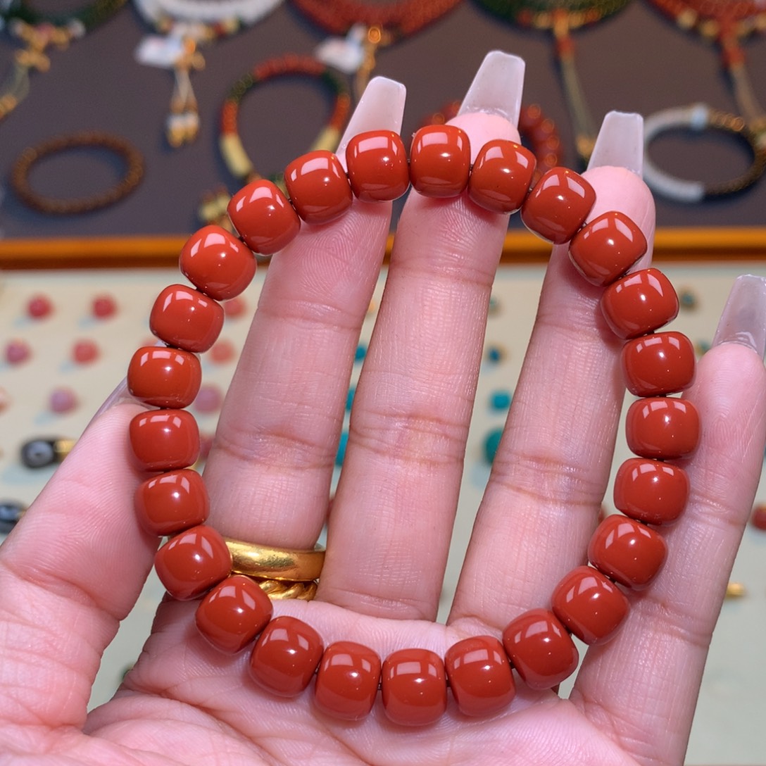 南红玛瑙未镶嵌颈饰