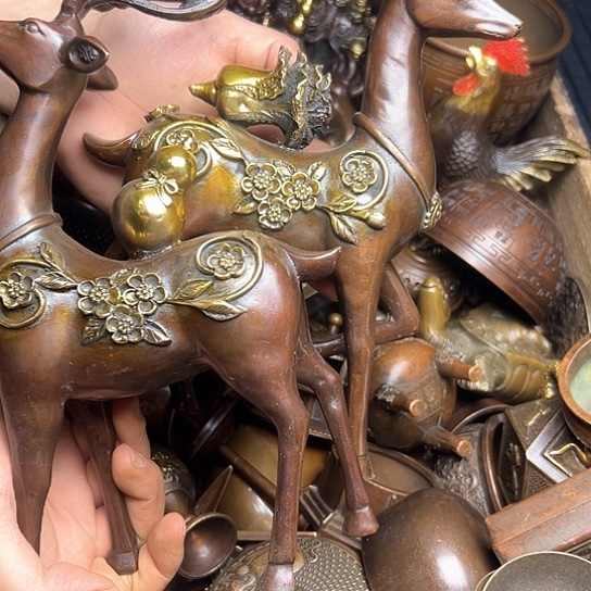 铜制文玩把玩物件