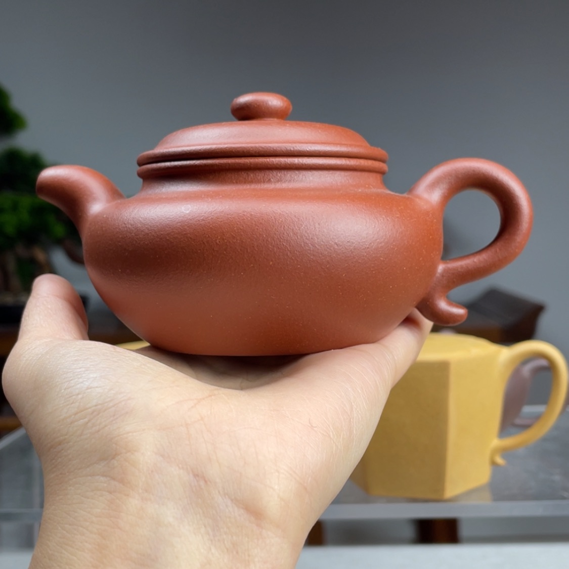【闪购商品】紫砂茶壶红降坡仿古容量230cc