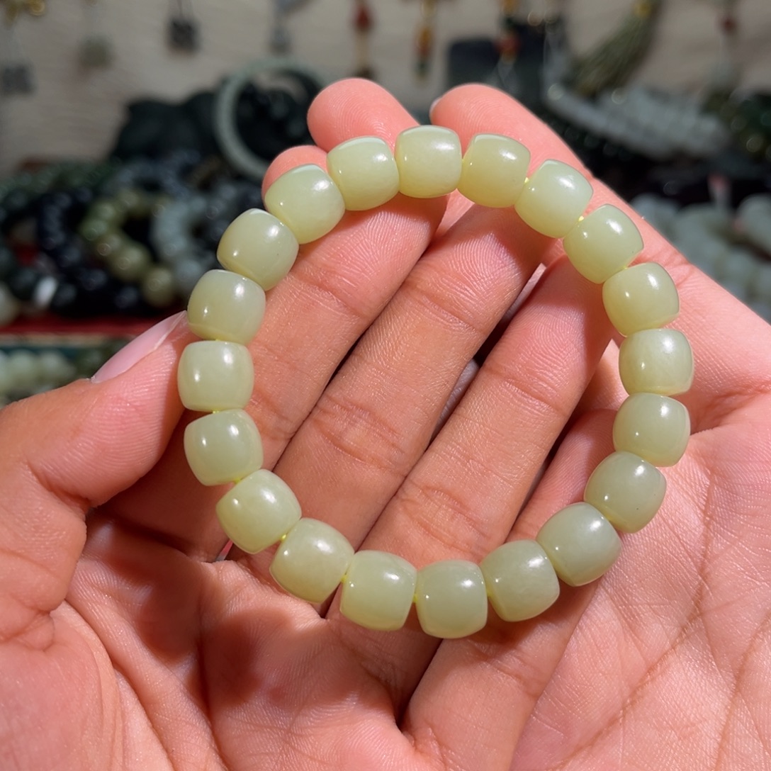 和田玉未镶嵌手链