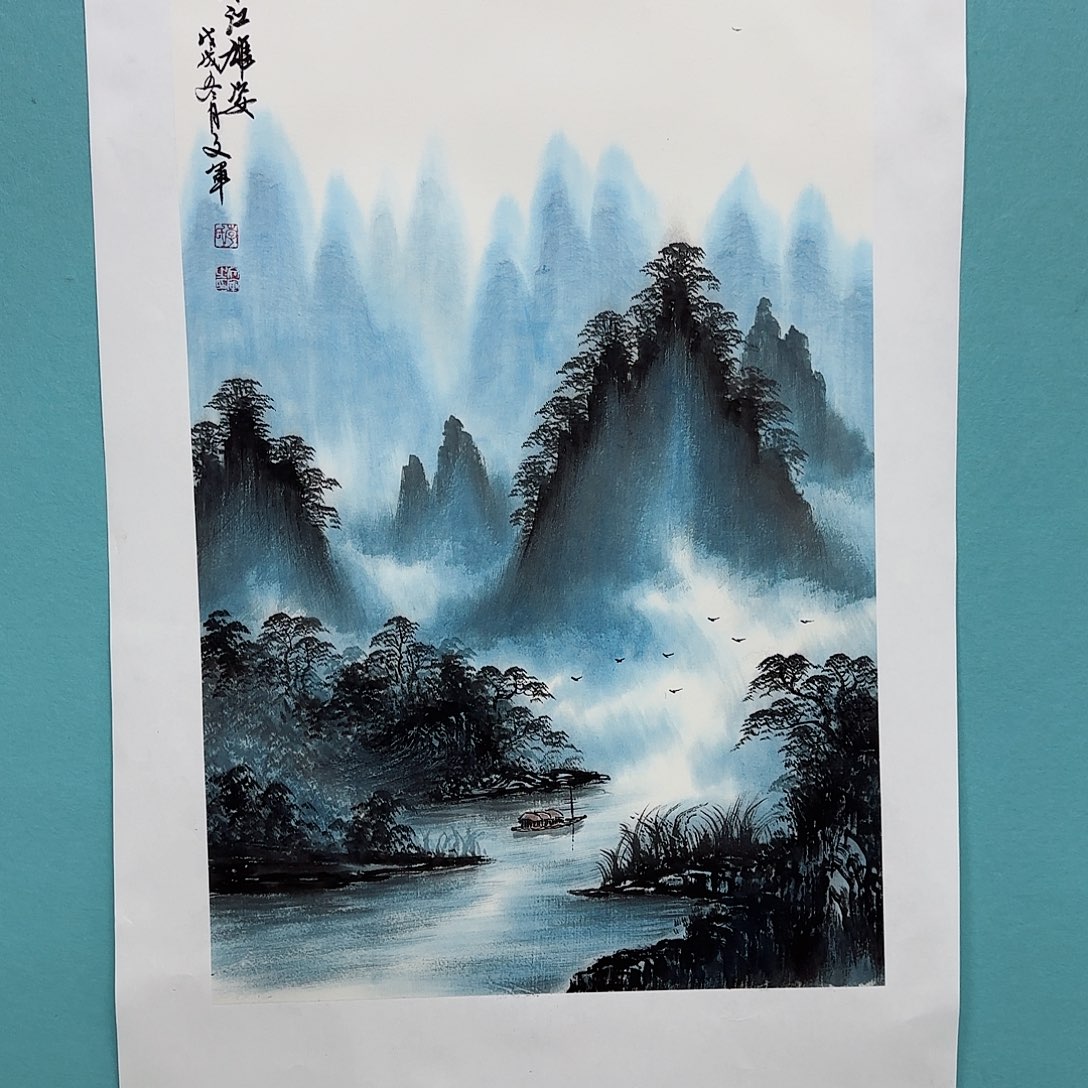 国画李文军教授作品