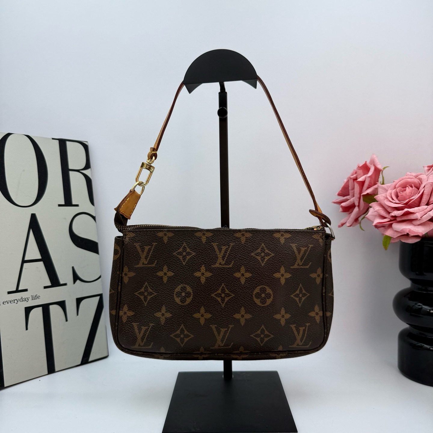 95新 LouisVuitton/路易威登  xy 9347 老花中古大麻将21x13