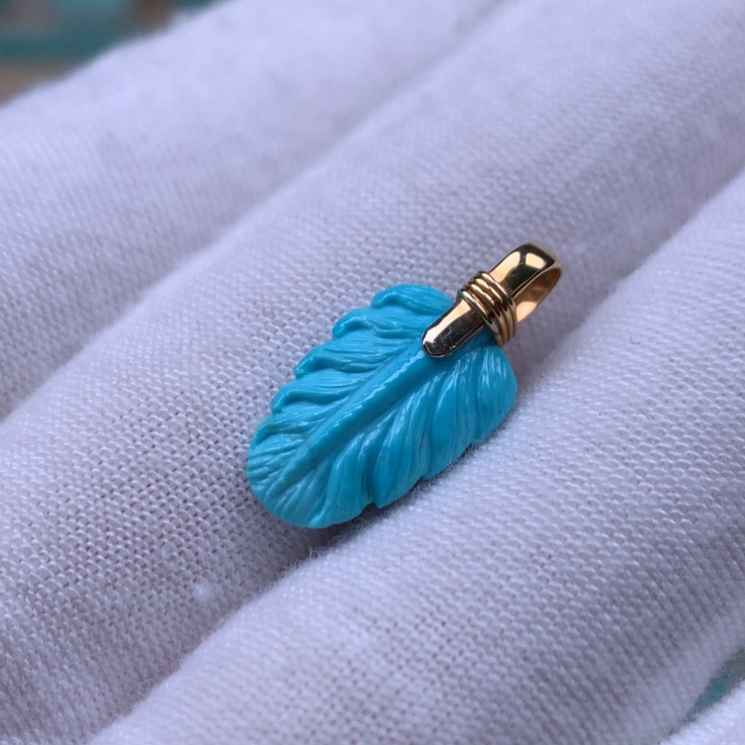 绿松石精品配饰未镶嵌