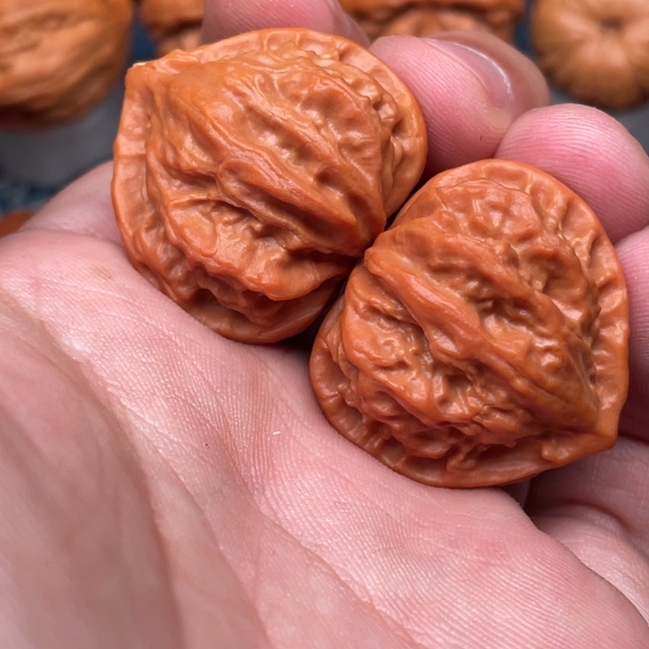 把件文玩核桃红桃A