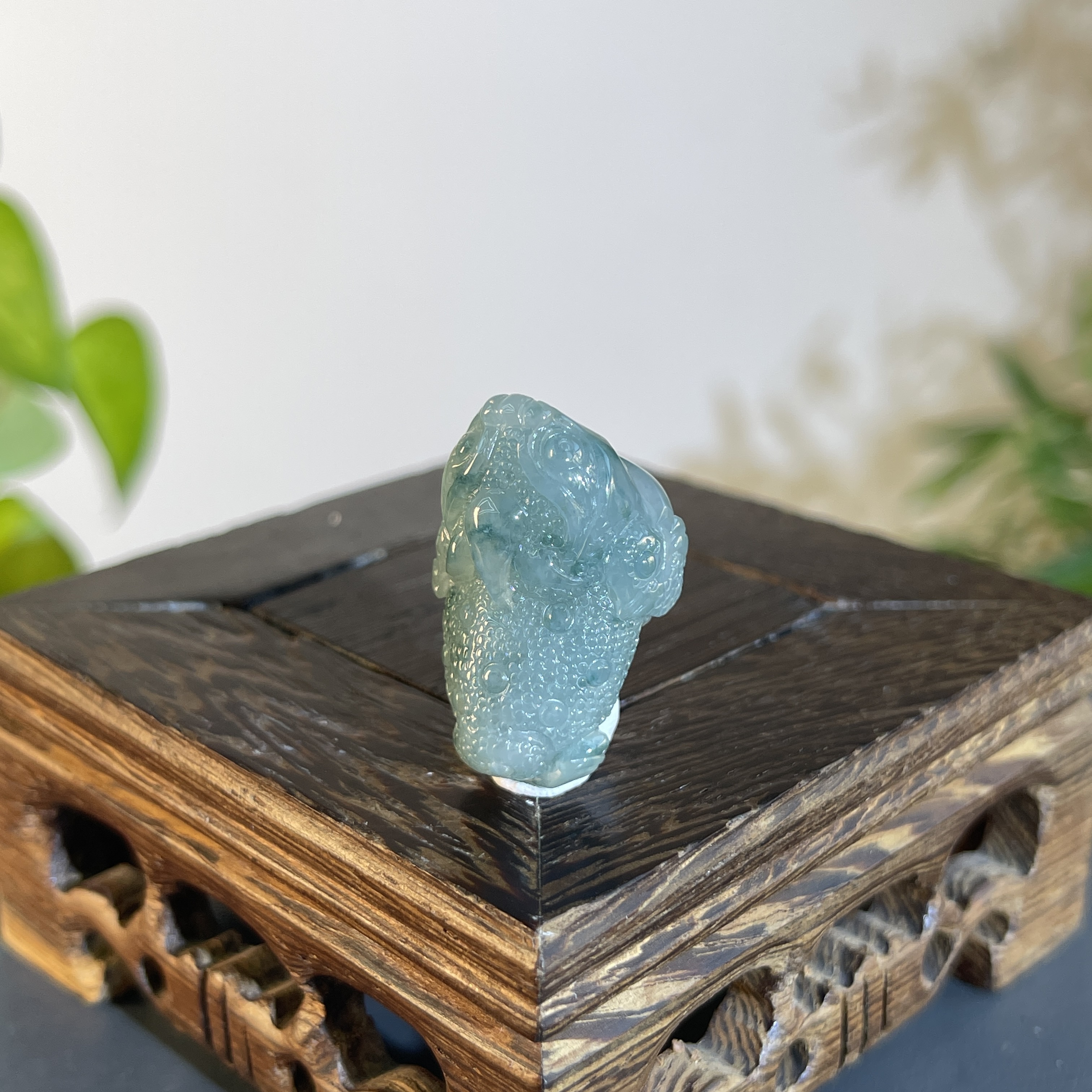 JTW20-31 天然缅甸A货翡翠  三脚金蟾