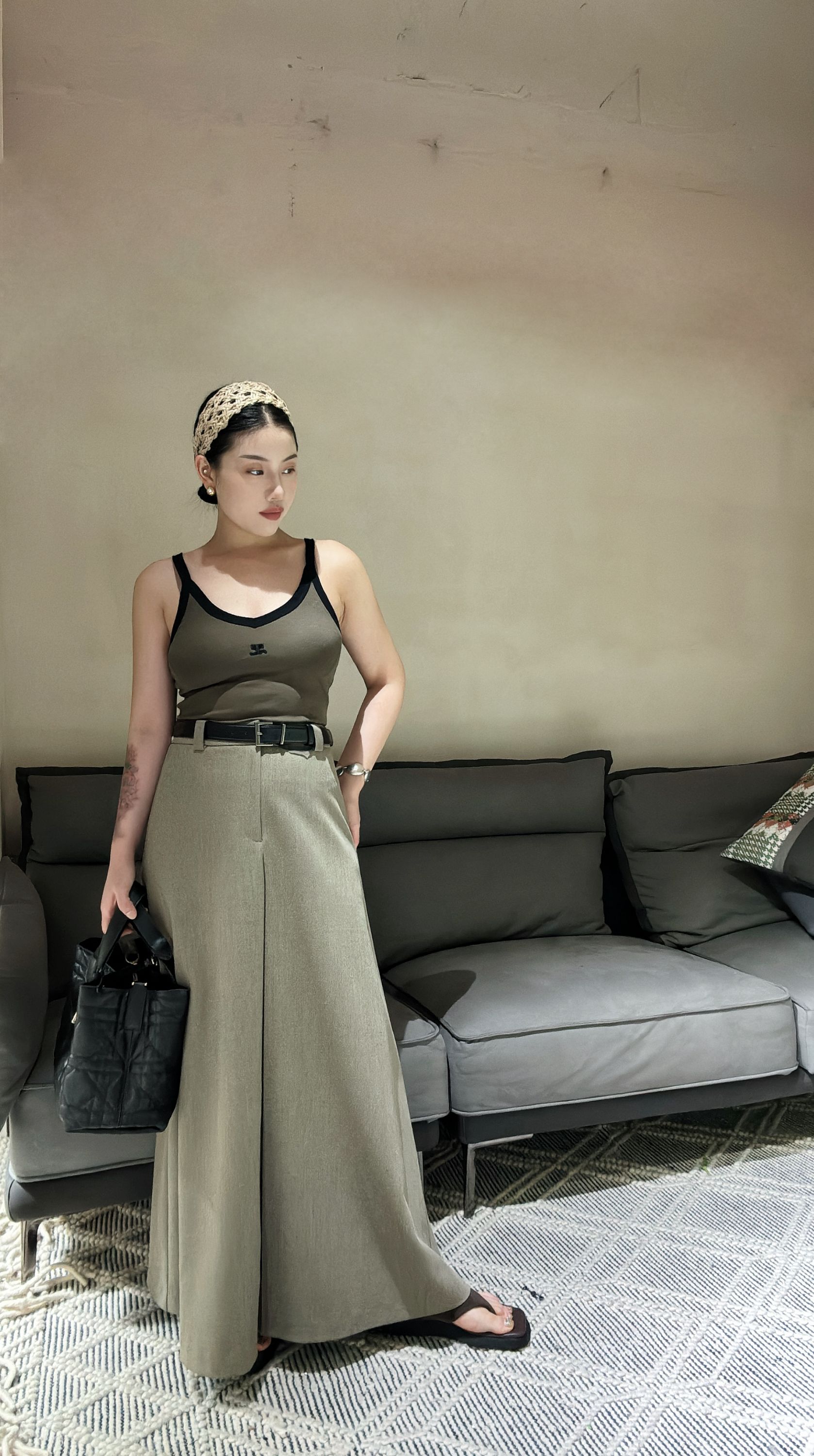 柔沫家修身小吊带