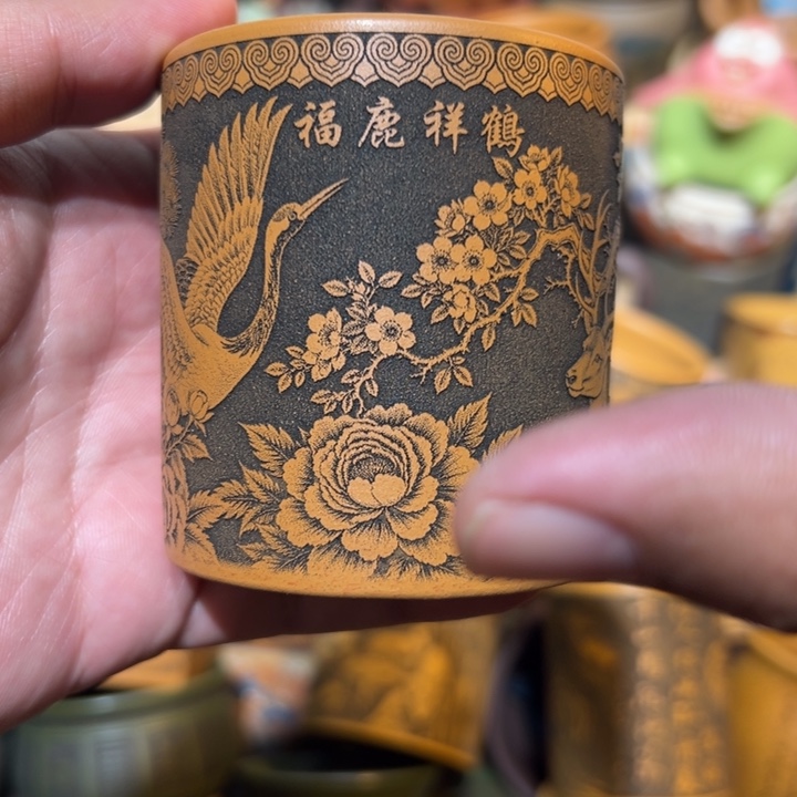 紫砂茶杯宜兴紫砂主人杯