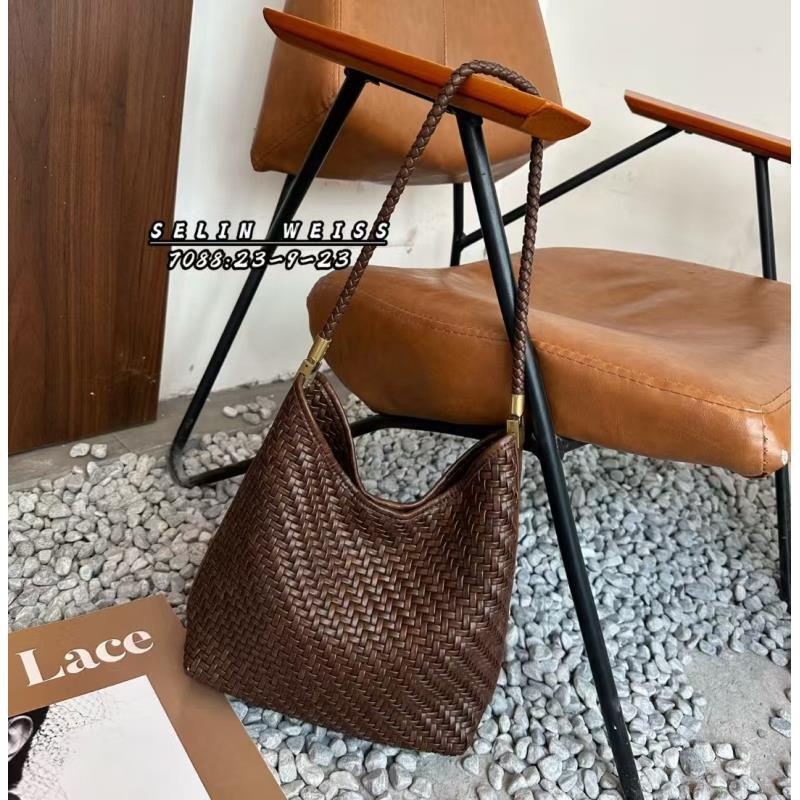 【编织系列】selinweiss-新款手工编织包老钱风斜挎包7088月光爱人