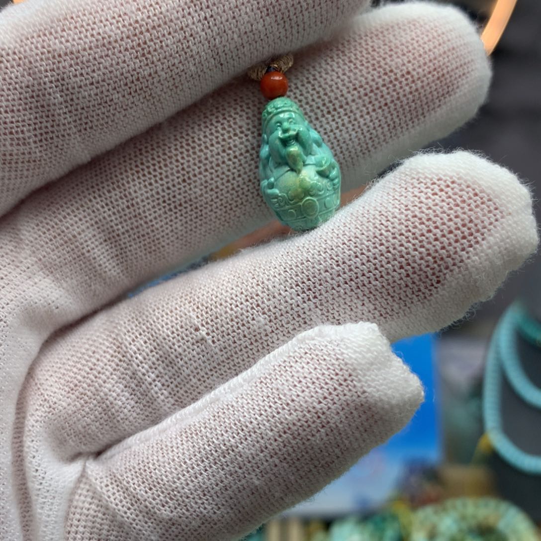 绿松石挂件未镶嵌