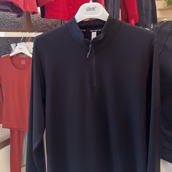 男士黑色半拉链羊慕容175L 155斤之内