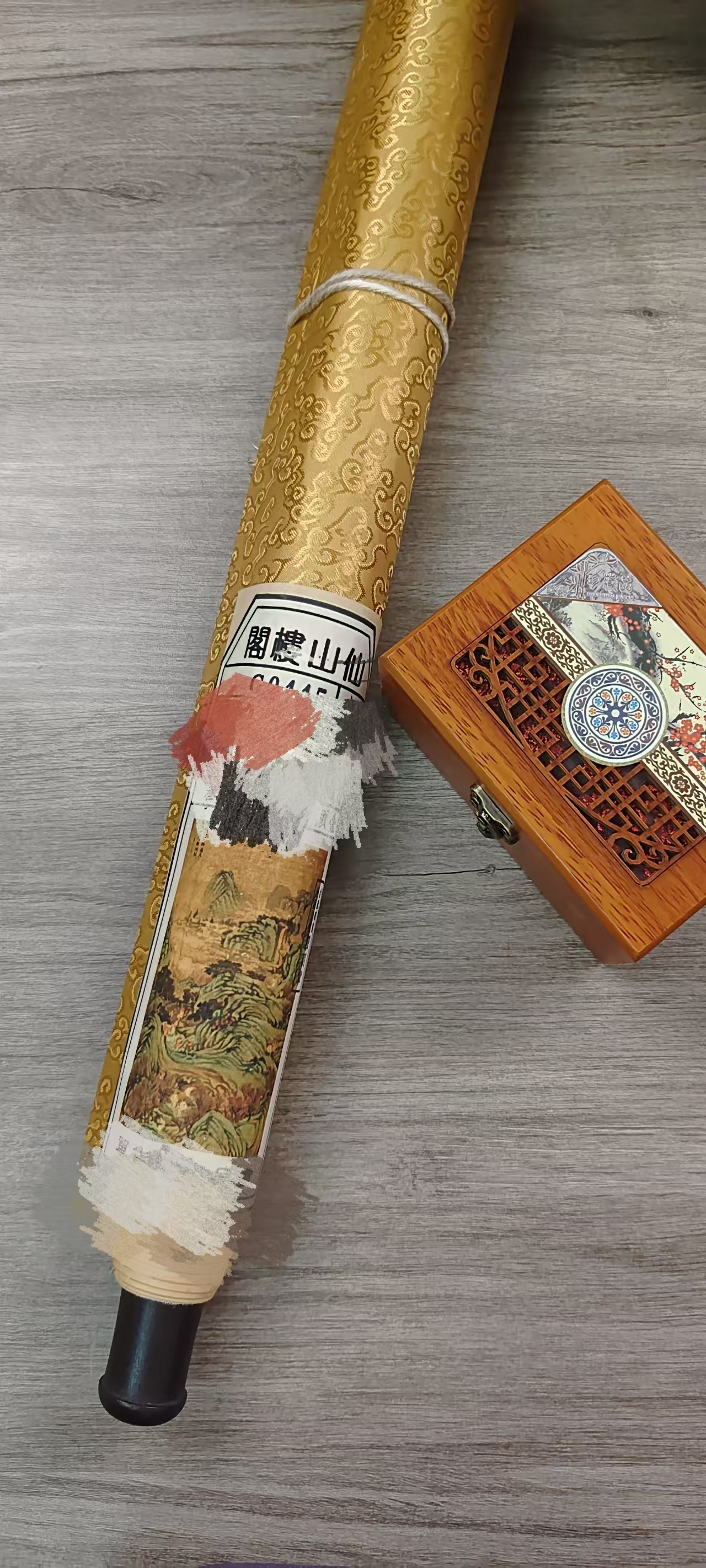 【罗家专属】1030-3仙山楼阁用于书画创作纤维材质