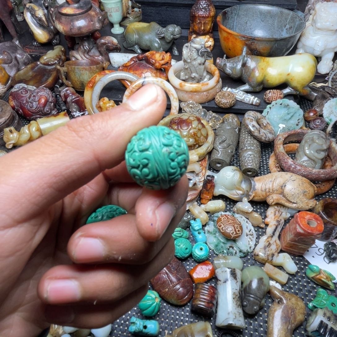 和田玉（糖玉）未镶嵌挂件@****)