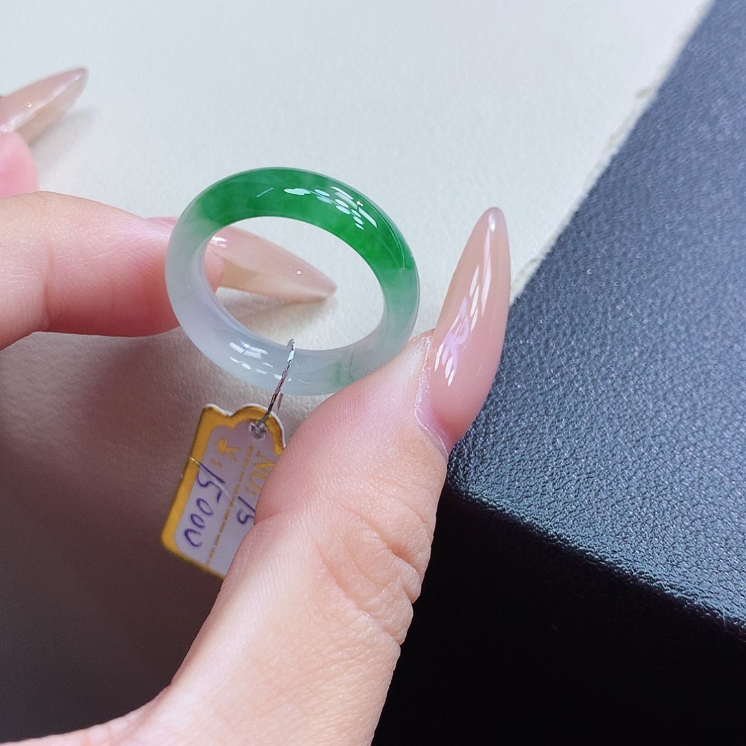 未镶嵌戒指翡翠15号