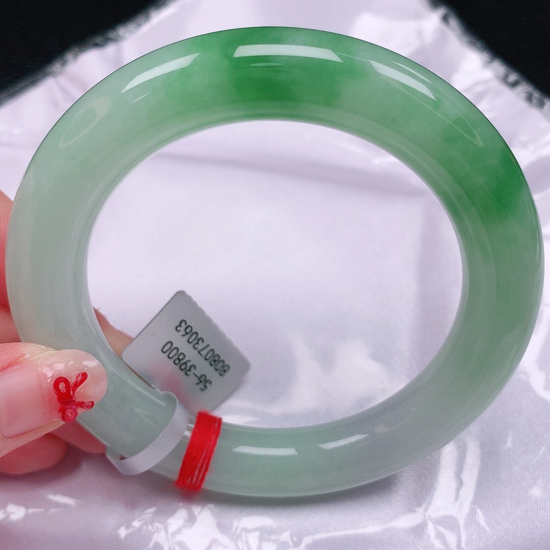 翡翠手镯未镶嵌天然缅甸a货翡翠