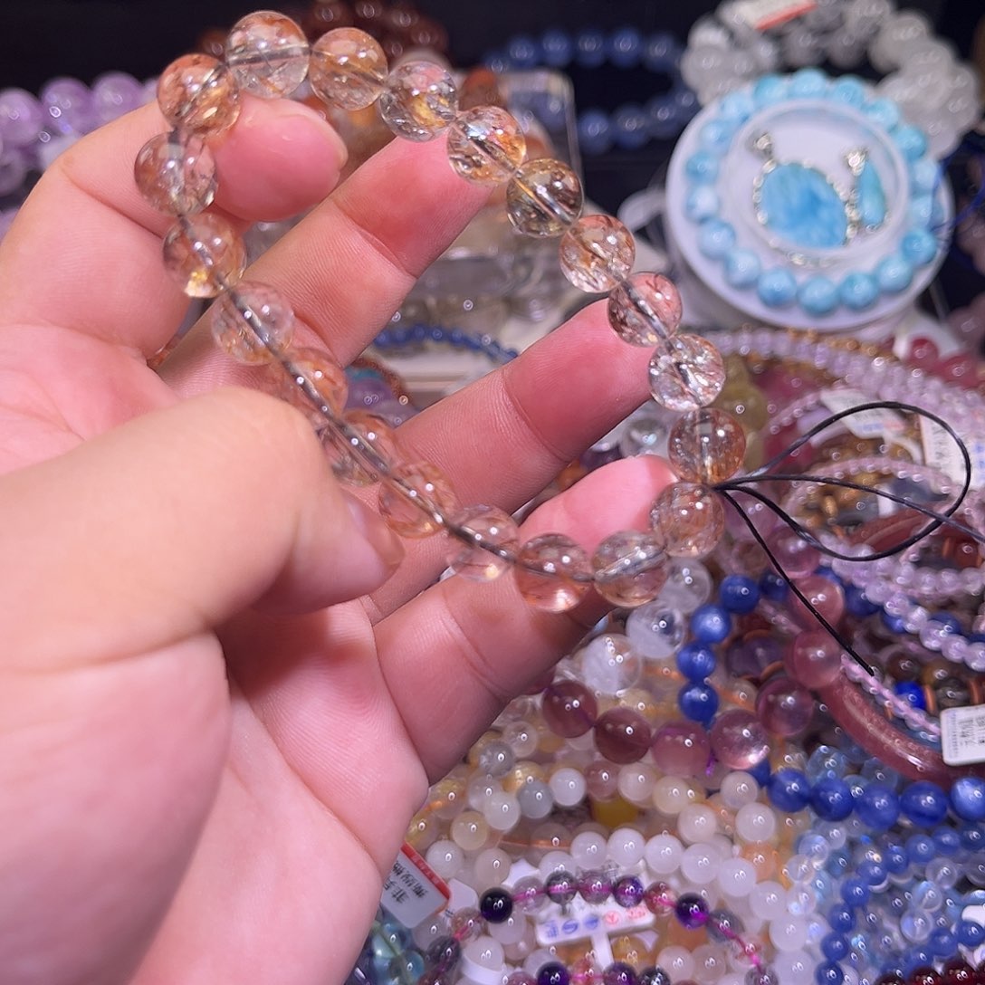 水晶未镶嵌手链天然水晶未镶嵌