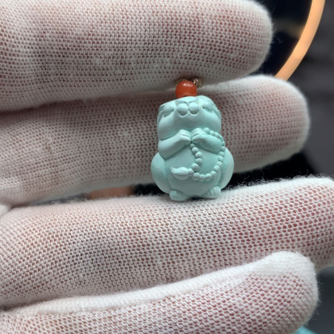 绿松石挂件未镶嵌