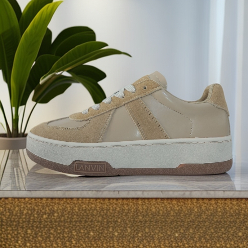 透气爆款德训鞋欧美风植鞣皮极简风板鞋系带百搭女款气质轻奢鞋子