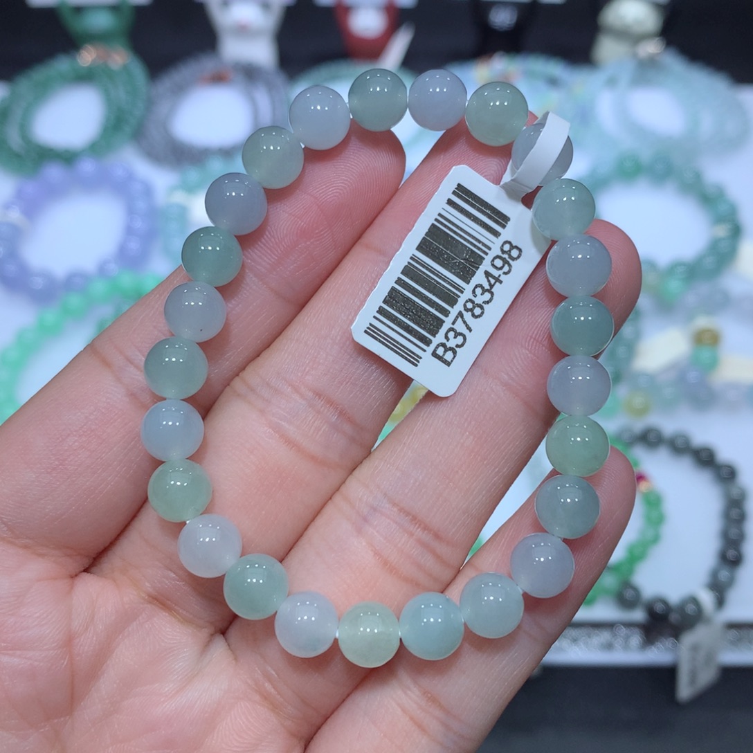 翡翠未镶嵌手串天然