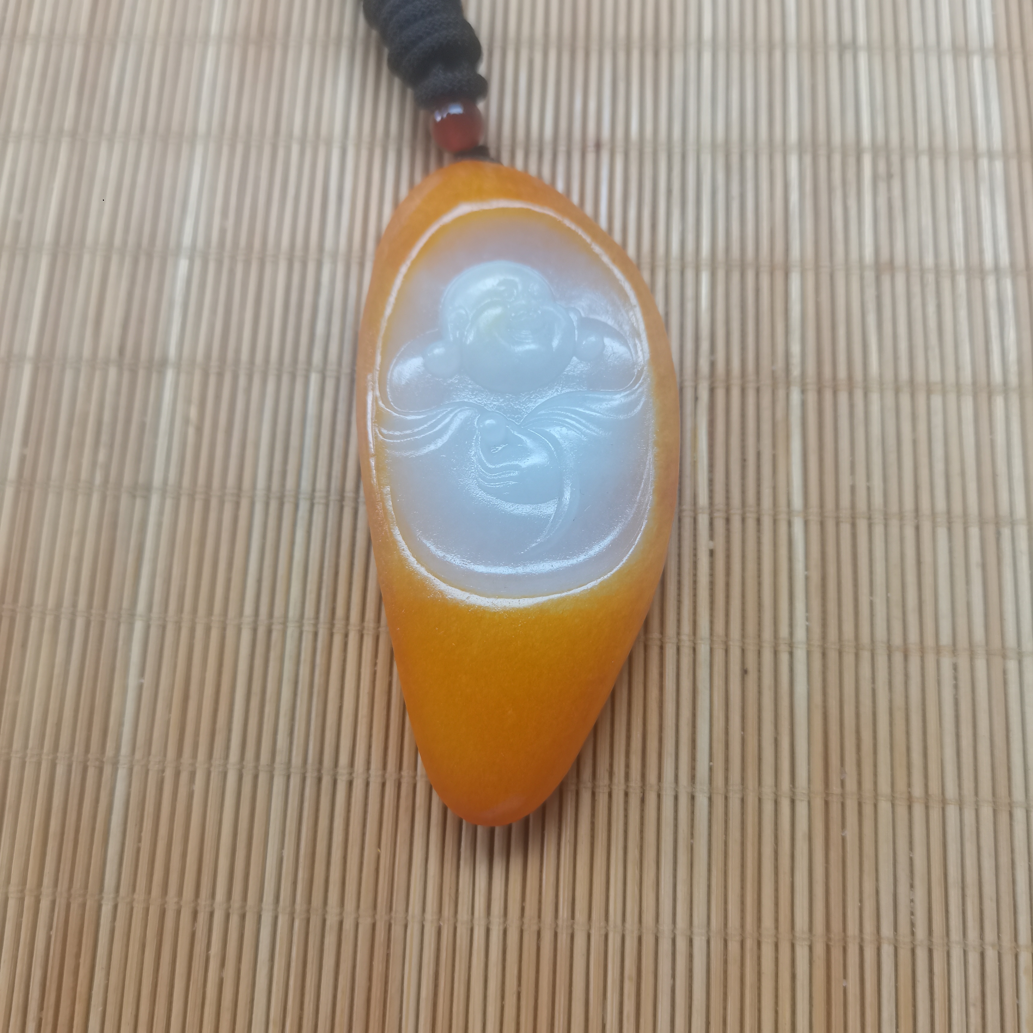 新疆和田玉弥勒佛56克