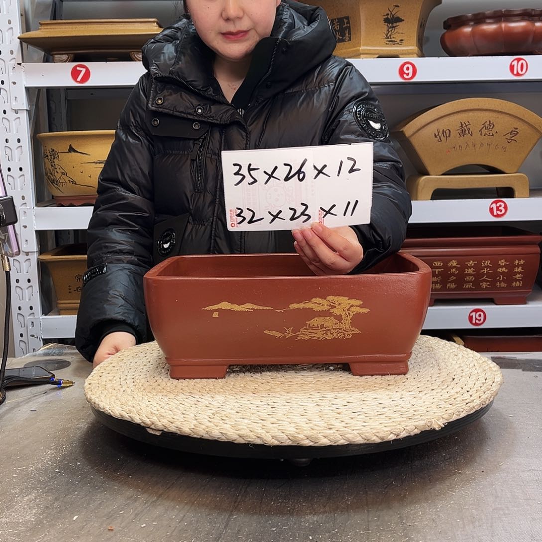 紫砂花盆紫砂花盆