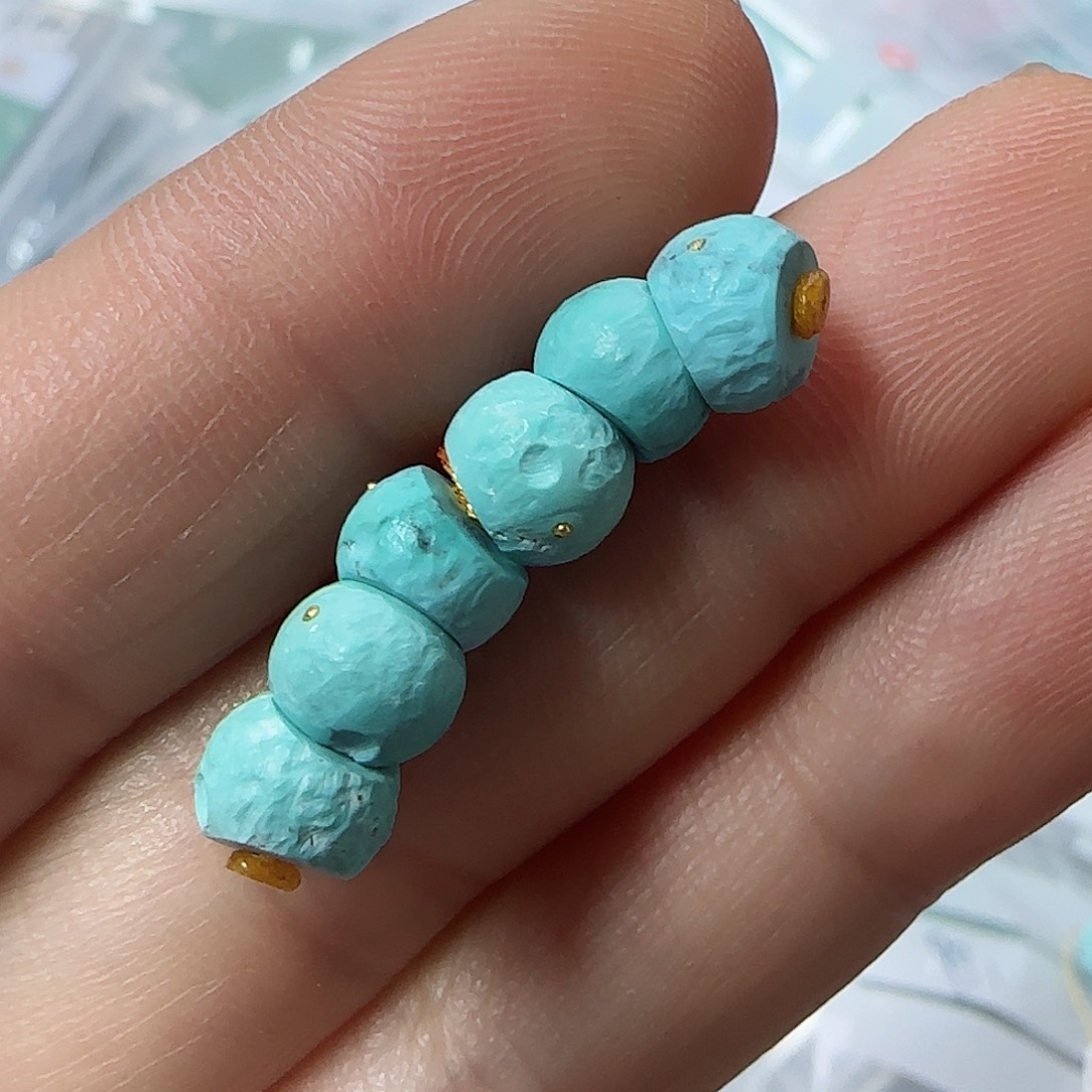 绿松石珠宝半成品未镶嵌