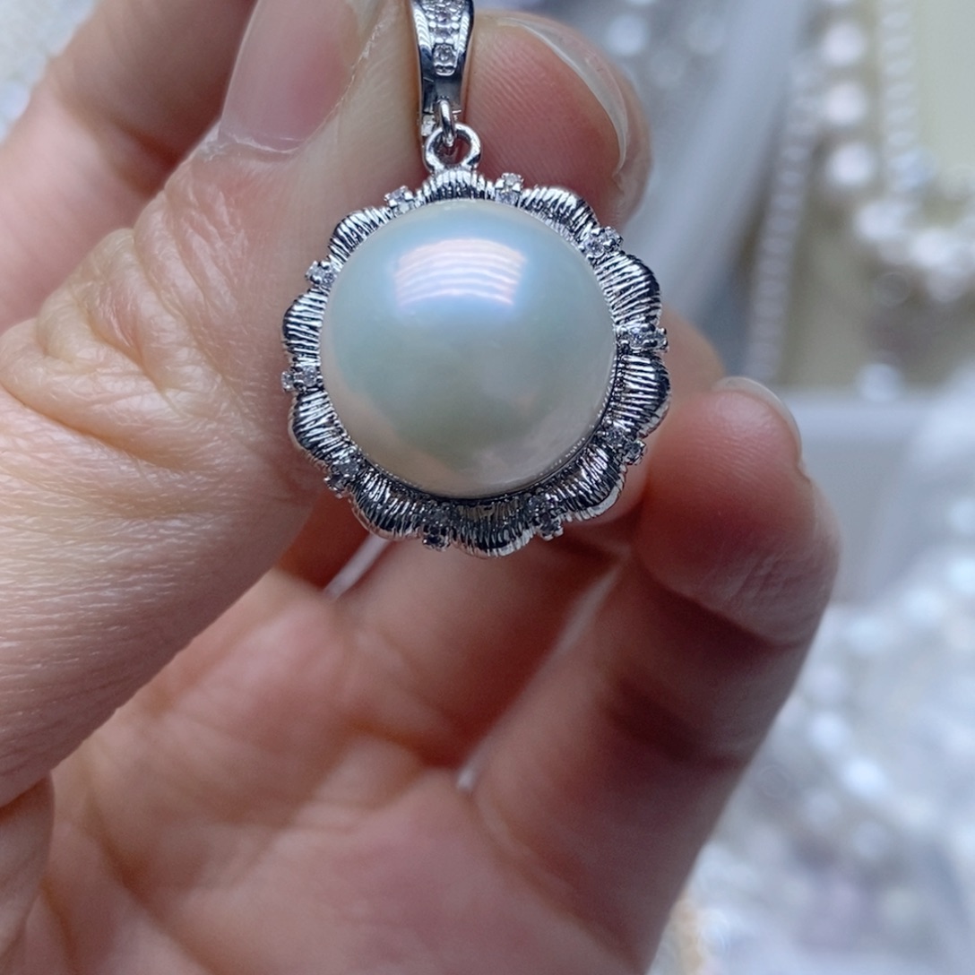 未镶嵌吊坠淡水珍珠