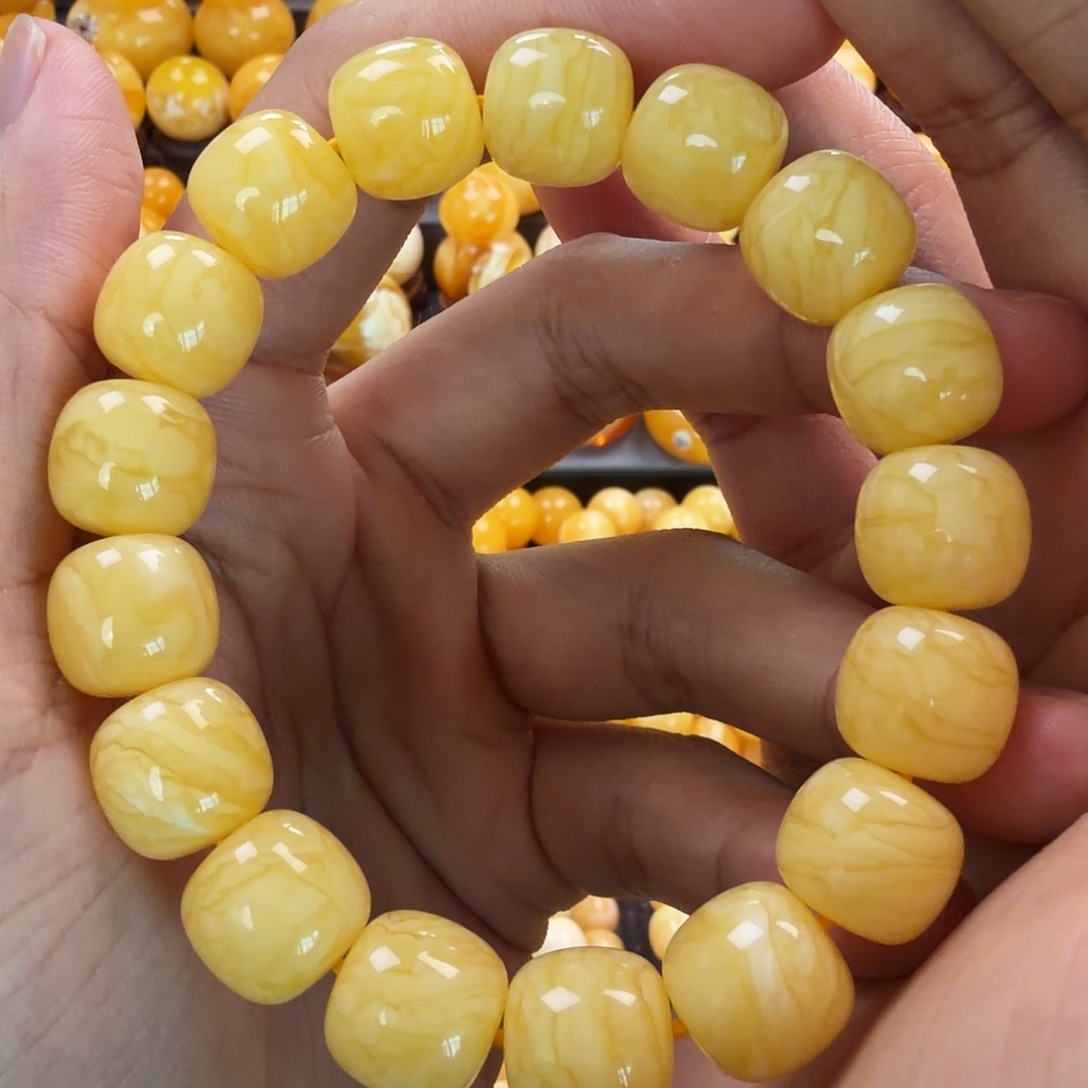 琥珀未镶嵌珠宝奇石13mm同料