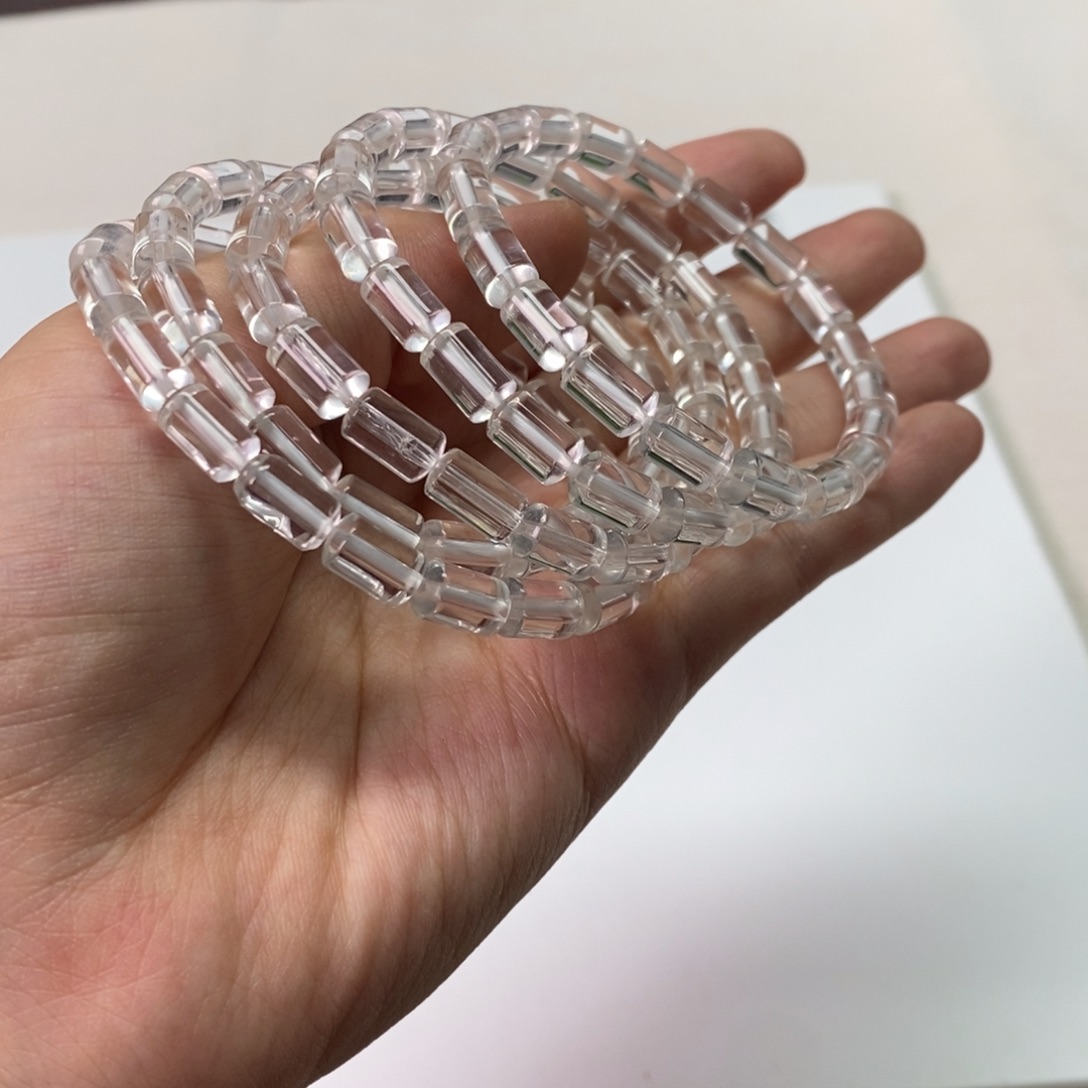 手串白水全净体 圆柱