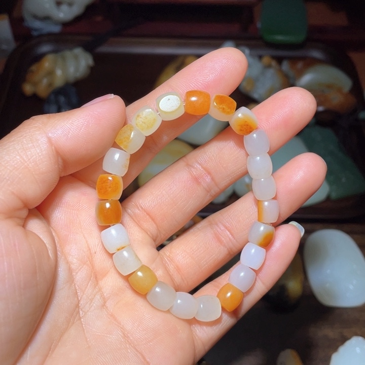 和田玉颈饰未镶嵌无***7