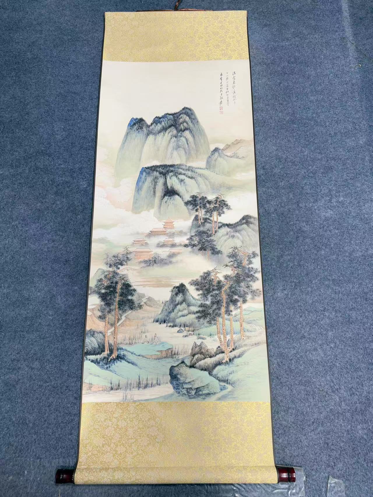 《晴》 宽45高140 国画