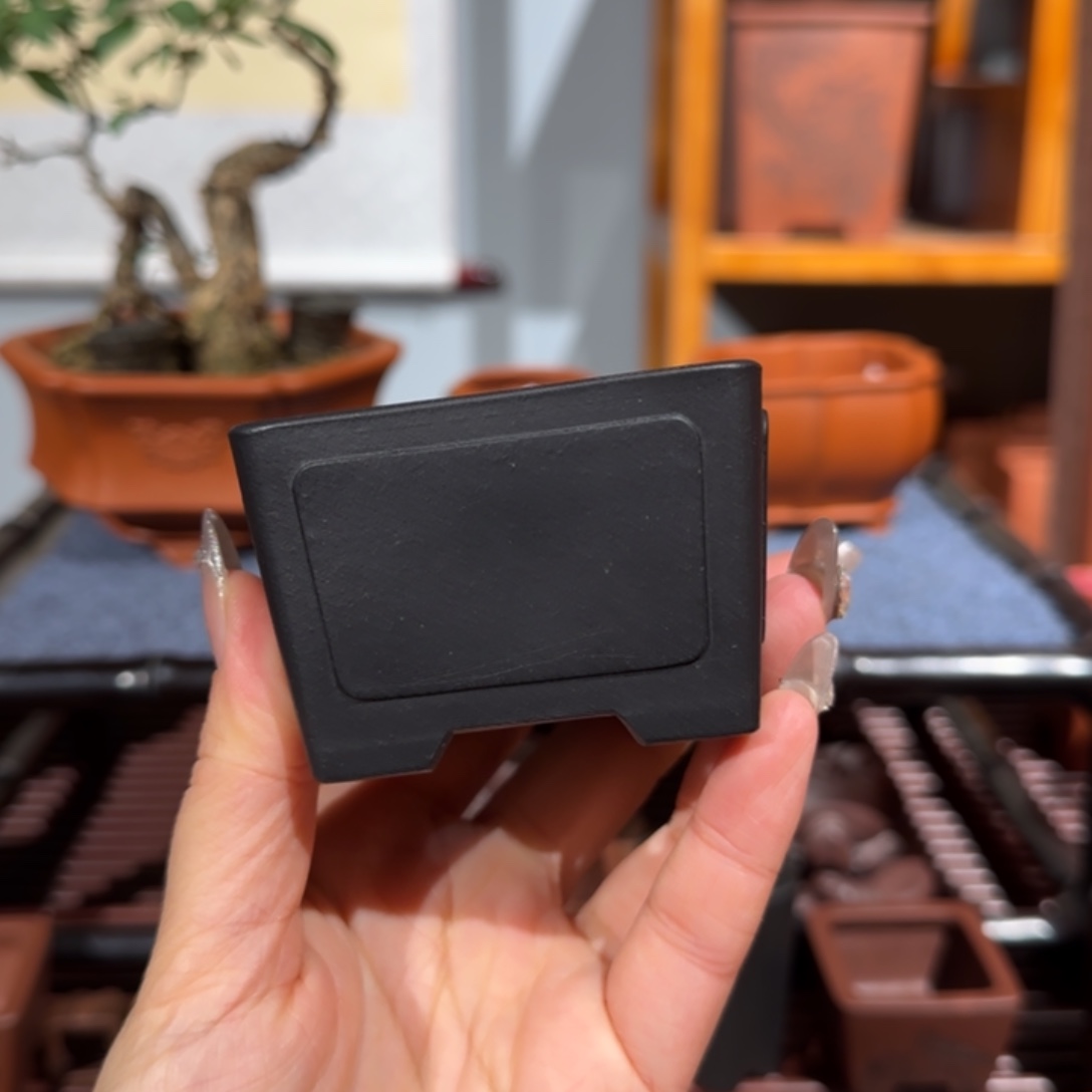 水***珑花盆紫砂全手工制作