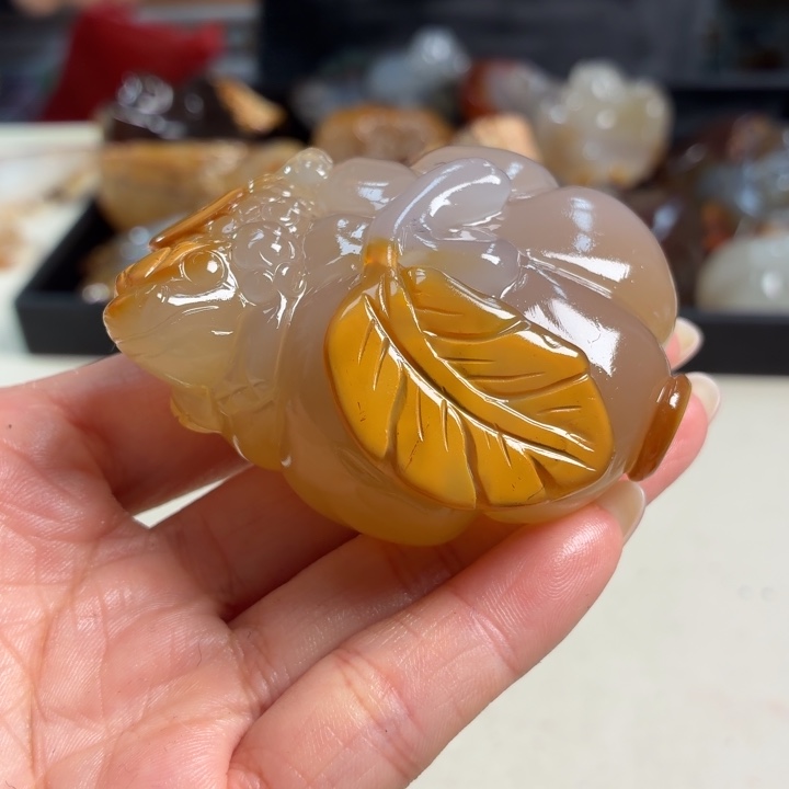 玛瑙/玉髓未镶嵌吊坠(不含链)