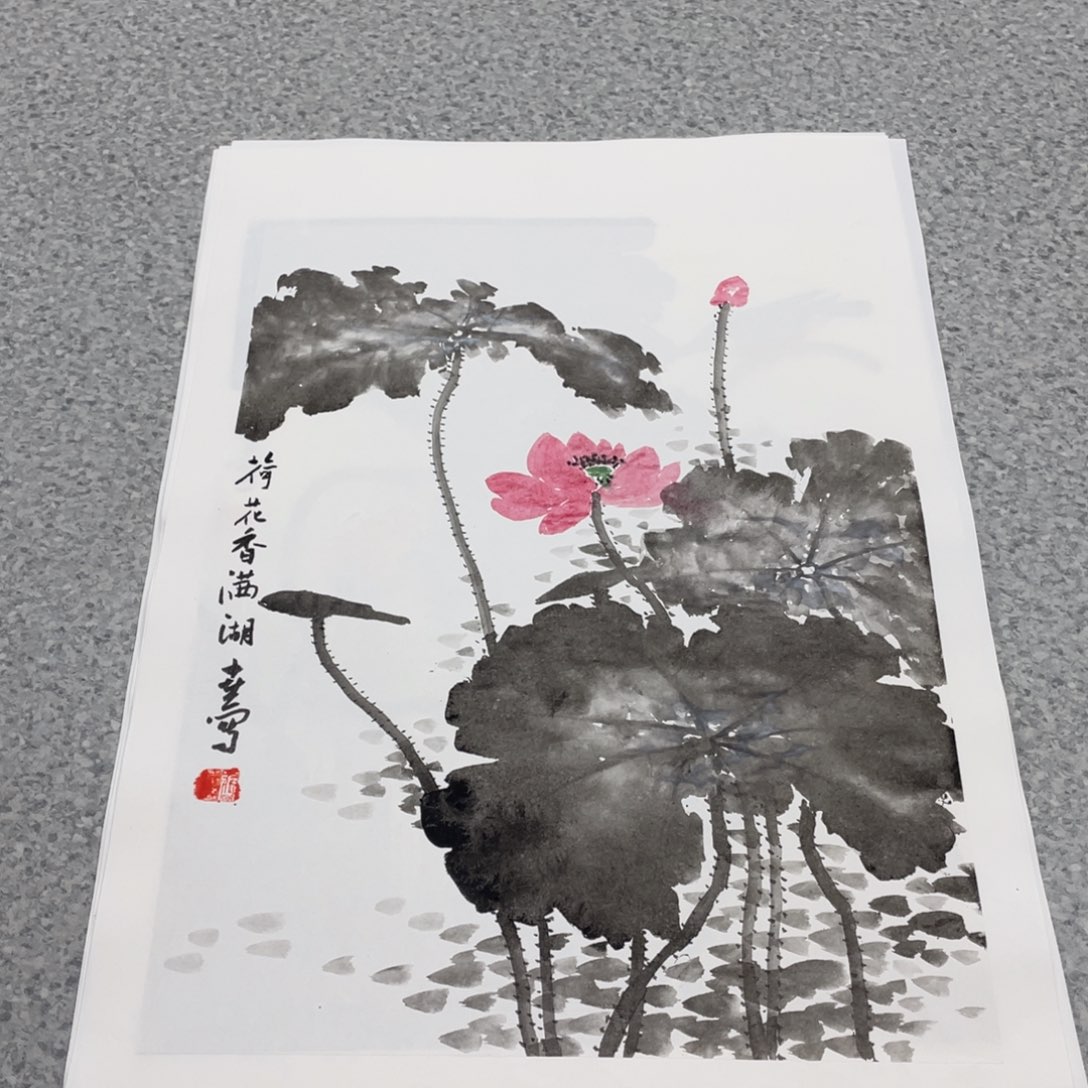 国画1.4平尺国画作品