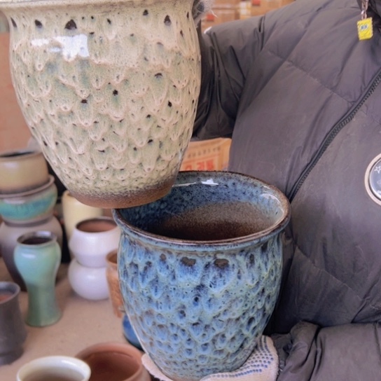 紫砂花盆高21口18————