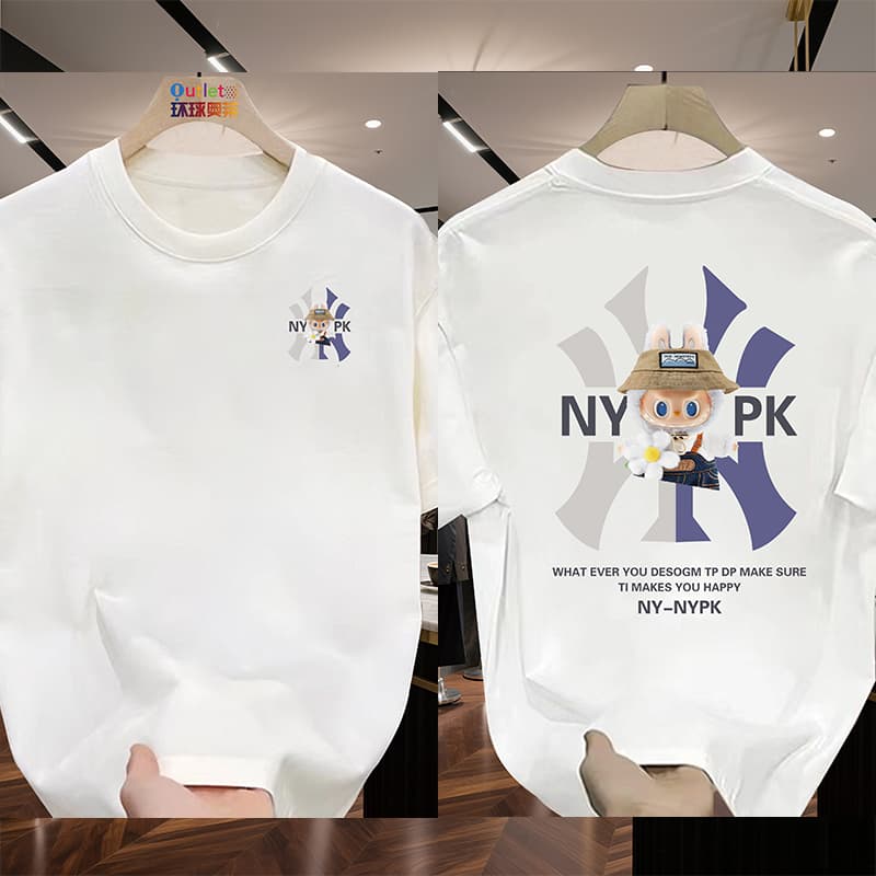 Q【一折粉丝福利】夏季男女同款百搭时尚潮牌短袖T恤-布拉拉