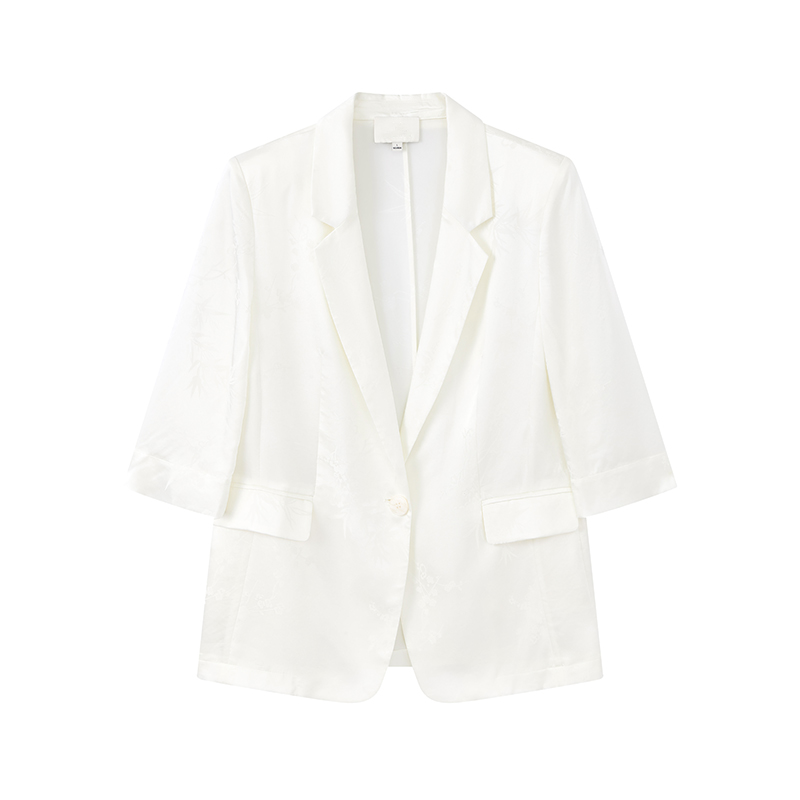 【尚雅专属】醋酸提花西装外套N2049