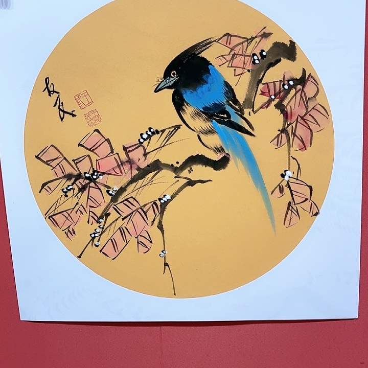 国画王友民老师国画朵 