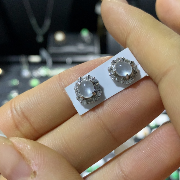 翡翠银S925镶嵌戒指